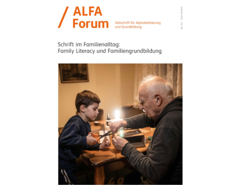 ALFA-Forum zu Family Literacy und Familiengrundbildung erschienen