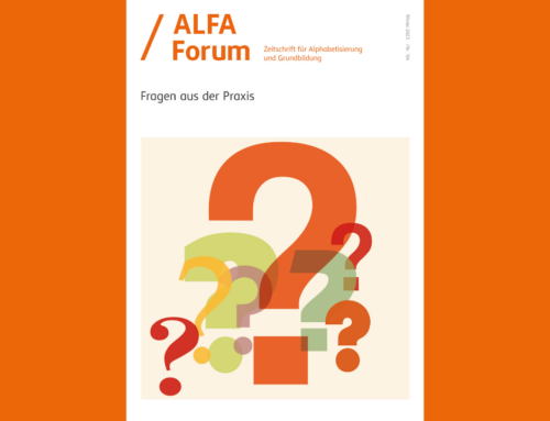 ALFA-Forum: Praxisausgabe inklusive Materialübersicht erschienen