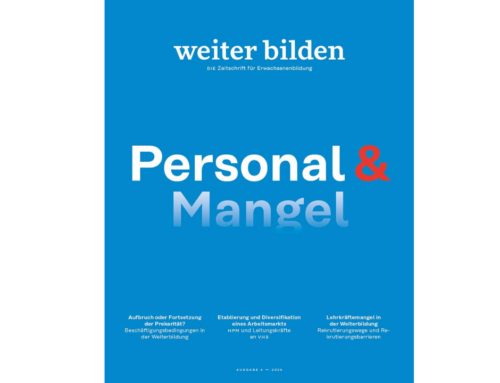 wbv: weiter bilden zu „Personal & Mangel“ erscheint