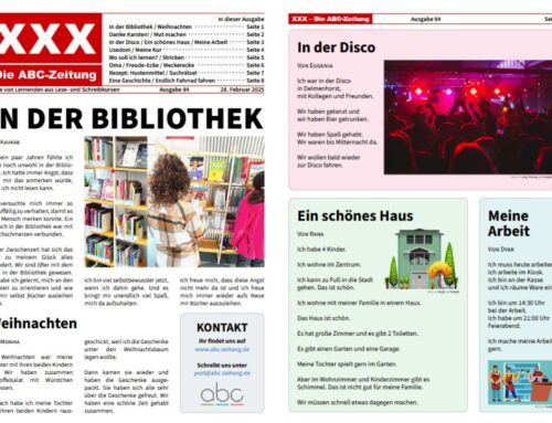 XXX – Die ABC-Zeitung Nr. 84 ist erschienen