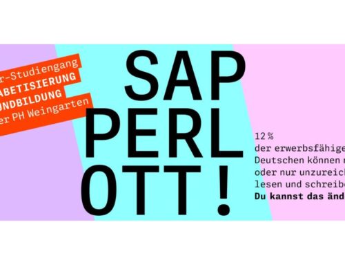 Masterstudiengang Alphabetisierung und Grundbildung der PH Weingarten