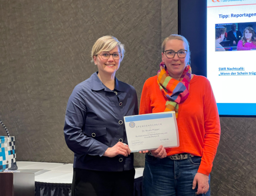 Spende für die Alphabetisierung vom Inner Wheel Club Geldern