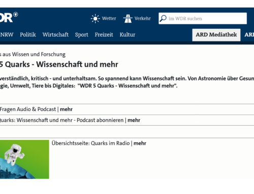 Quarks-Sendung zum Thema Analphabetismus bei WDR 5
