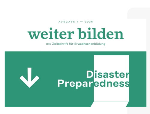 Digitale Ausgabe der Zeitschrift weiter bilden: Disaster Preparedness